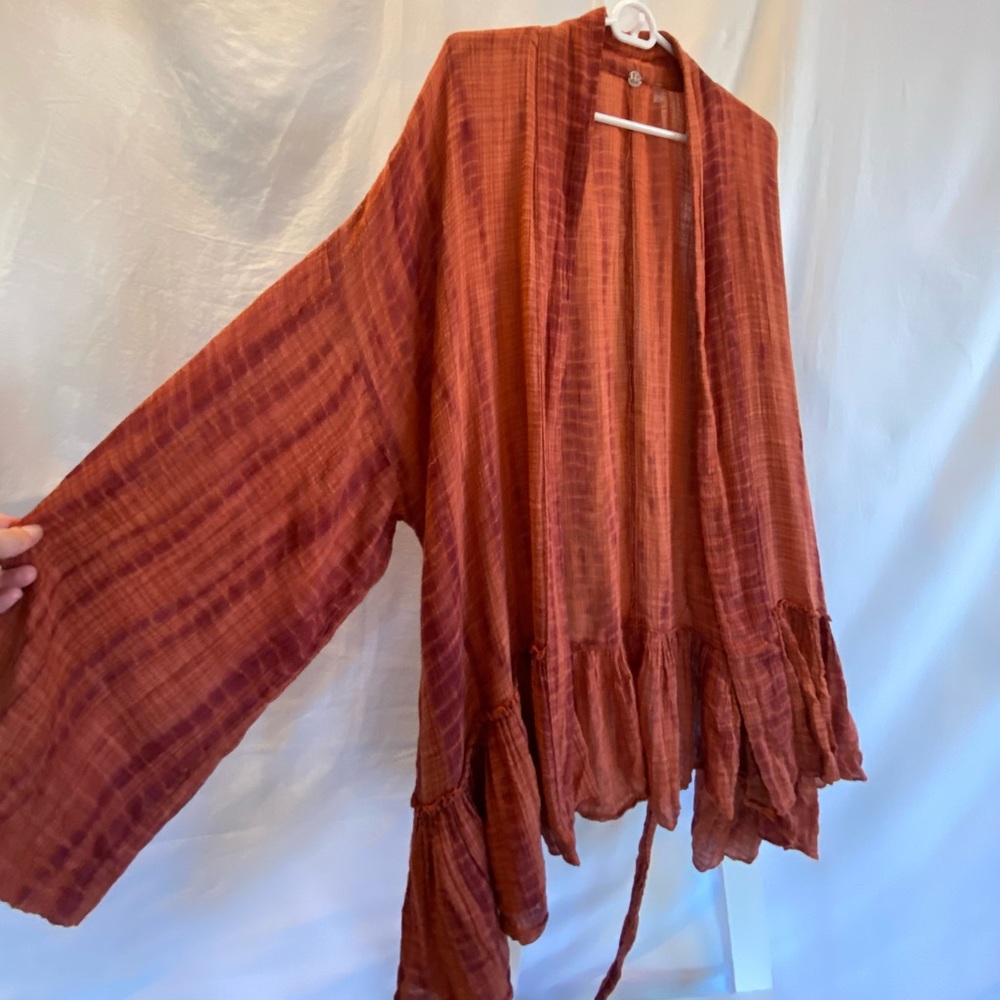 Free People Tie Dye Kimono